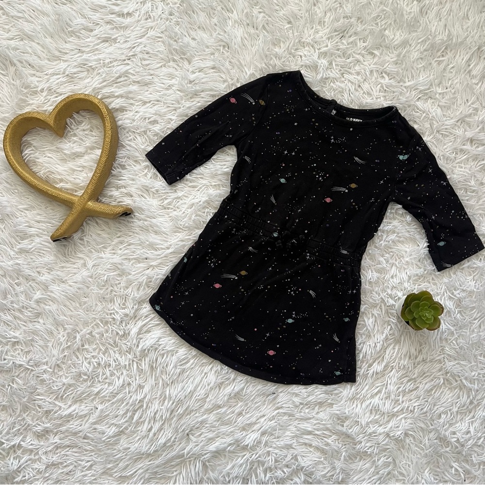 Old Navy Kids Black Space Dress